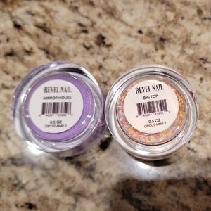 Mirror House Purple & Big Top Glitter Nail Powder